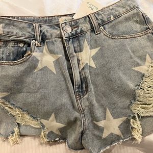 🇺🇸 Star Denim Shorts 🇺🇸